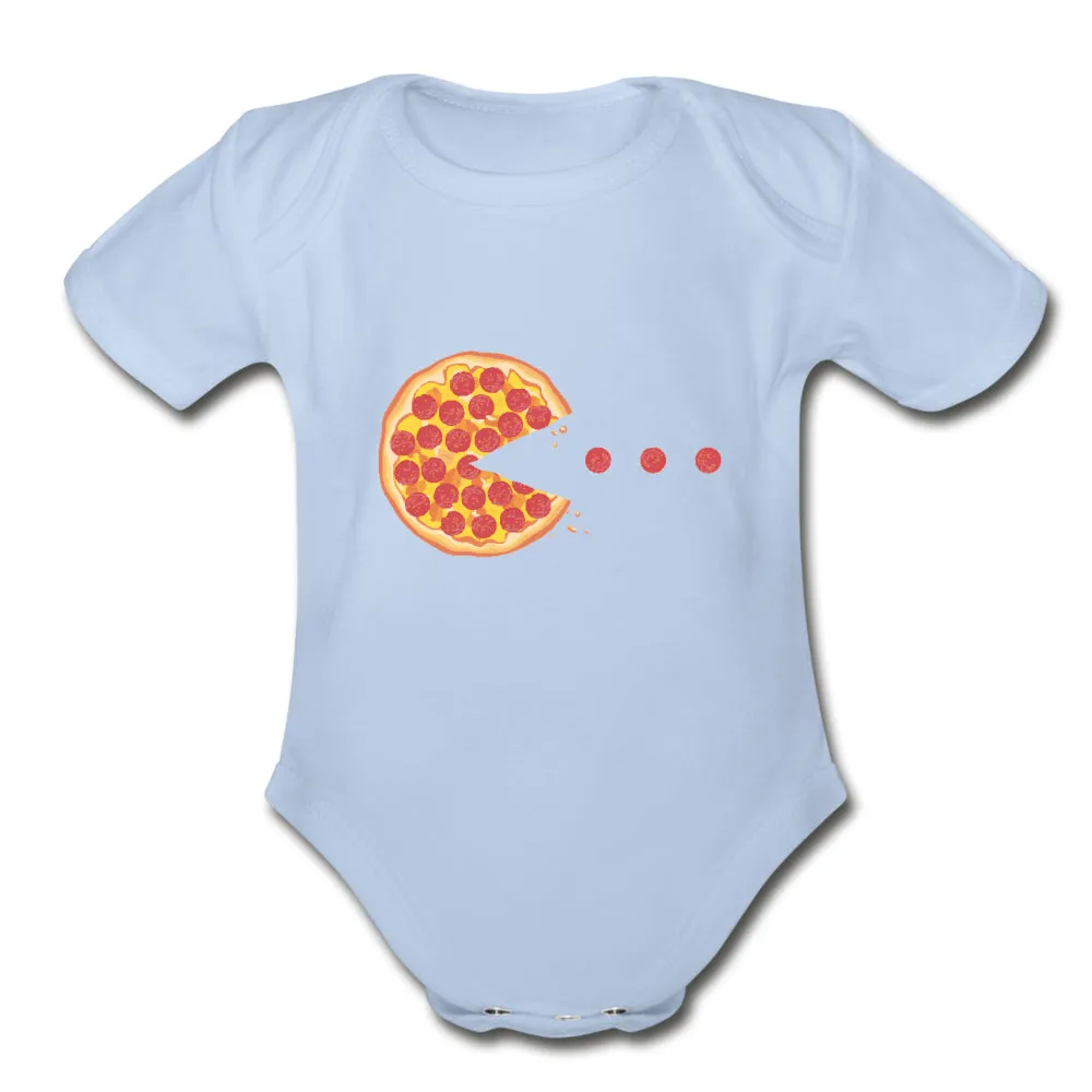 Pizza-Man Organic Baby Bodysuit