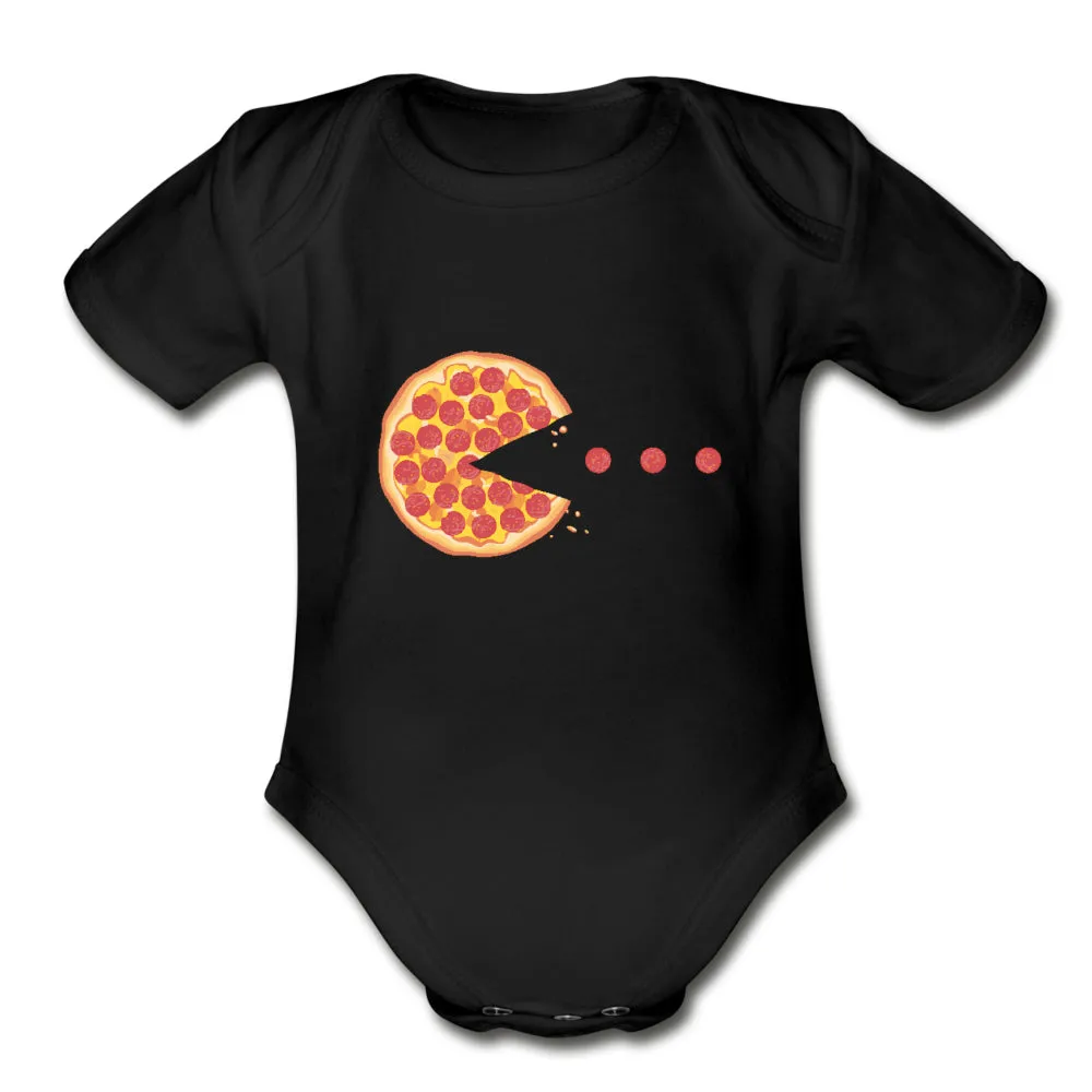 Pizza-Man Organic Baby Bodysuit