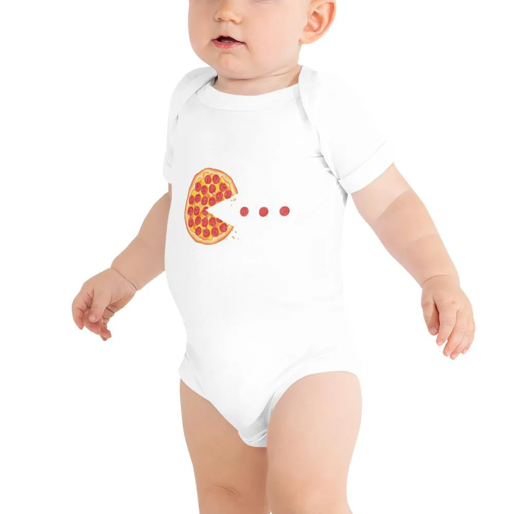 Pizza-Man Organic Baby Bodysuit