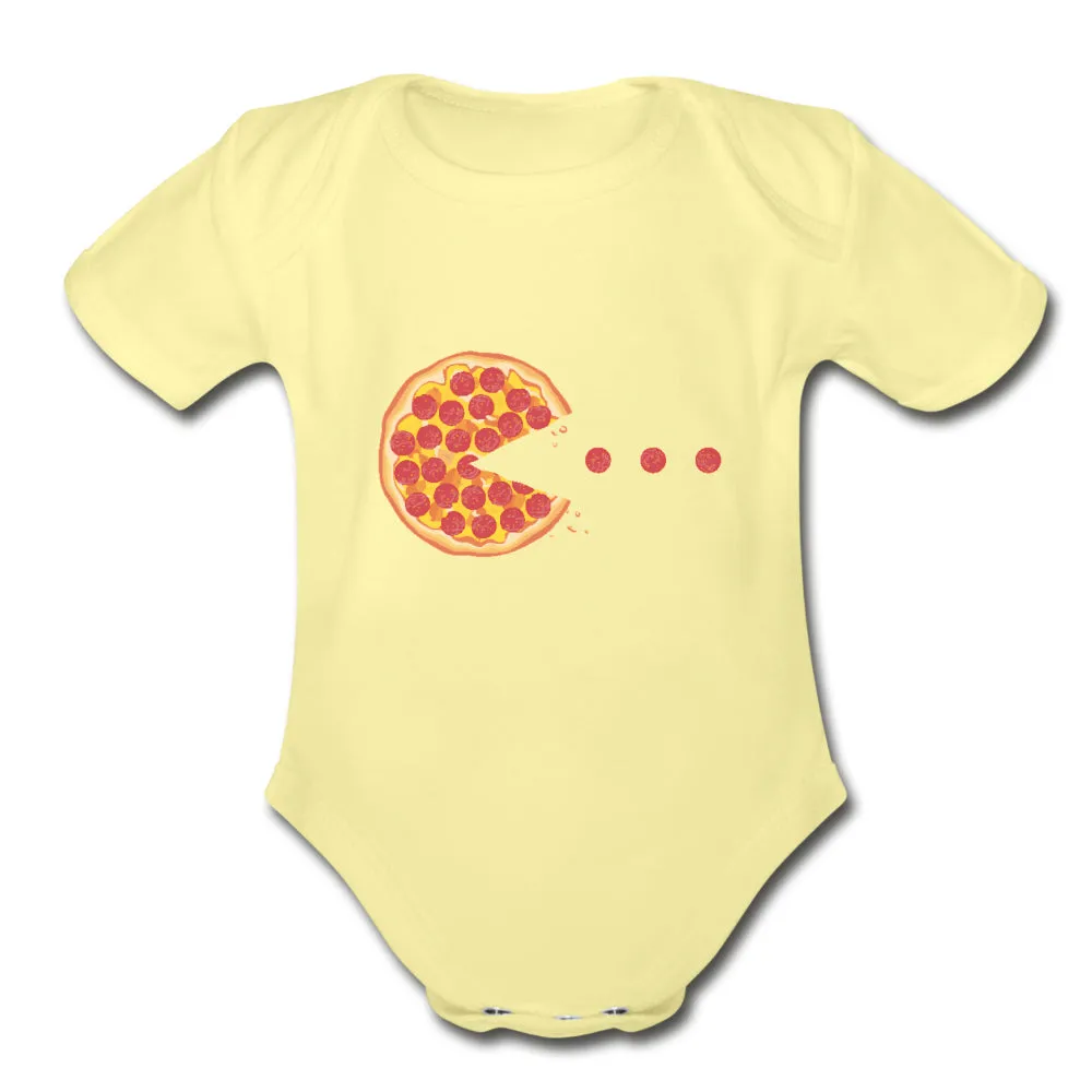 Pizza-Man Organic Baby Bodysuit