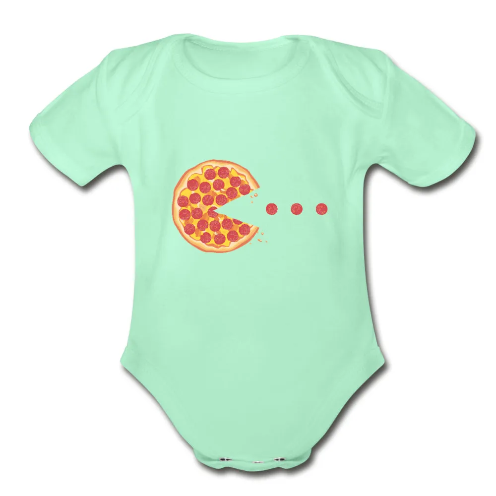Pizza-Man Organic Baby Bodysuit