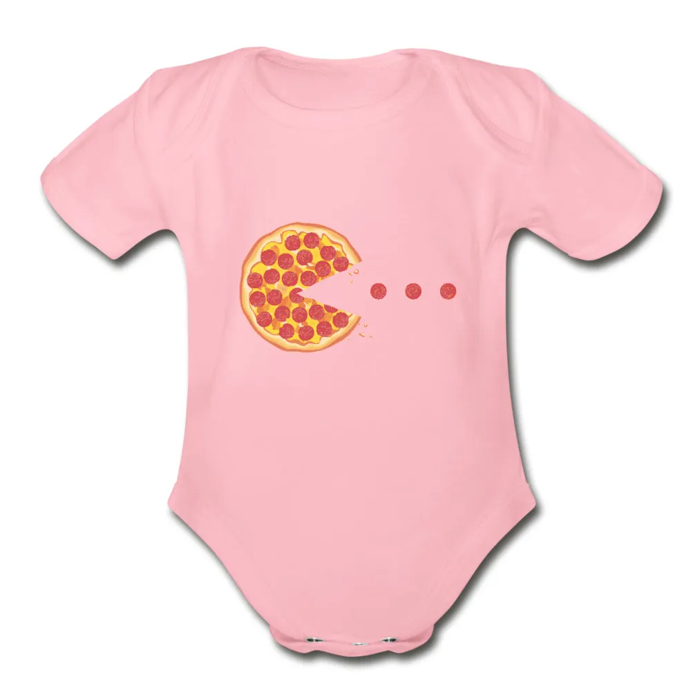 Pizza-Man Organic Baby Bodysuit
