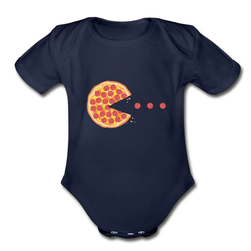 Pizza-Man Organic Baby Bodysuit