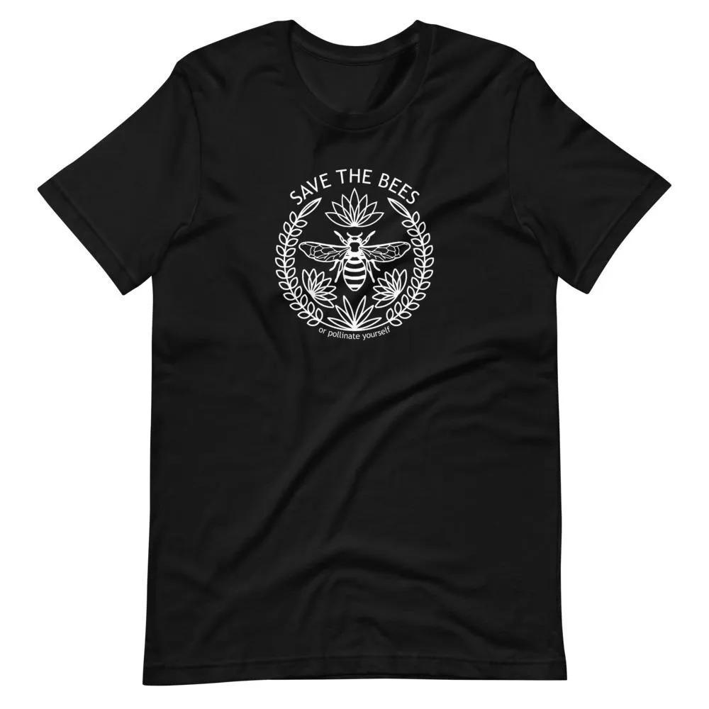 Pollinate Yourself | Unisex Cotton Crew | Shades of Gray