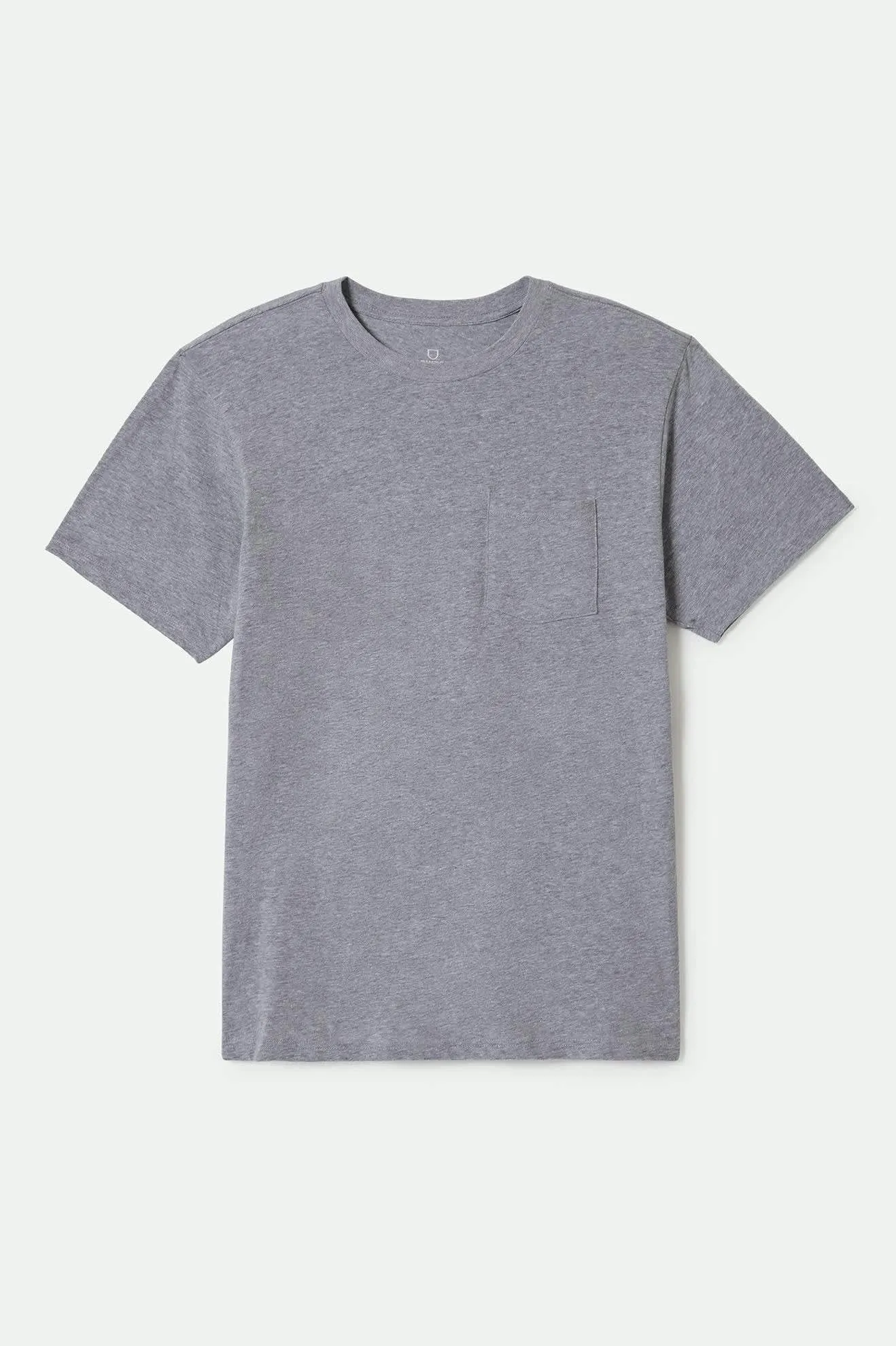 Premium Cotton S/S Pocket T-Shirt - Heather Grey