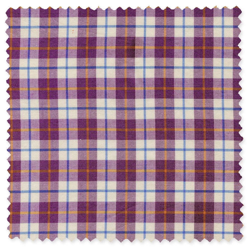 Purple Broadcloth Tartan