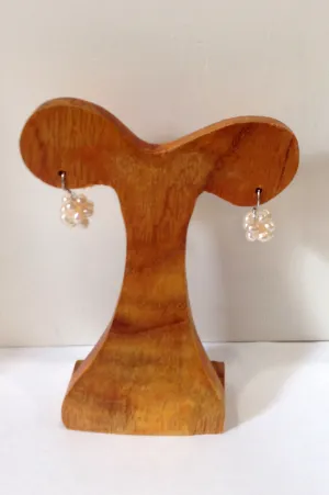 "Cotton Ball" Freshwater Pearl Earrings