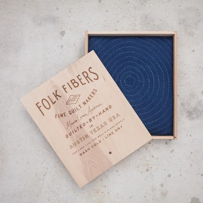 "Ring" Indigo Wholecloth