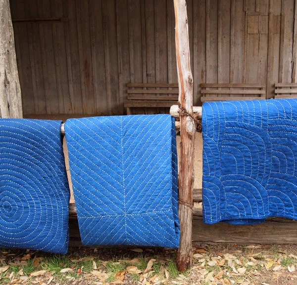 "Ring" Indigo Wholecloth