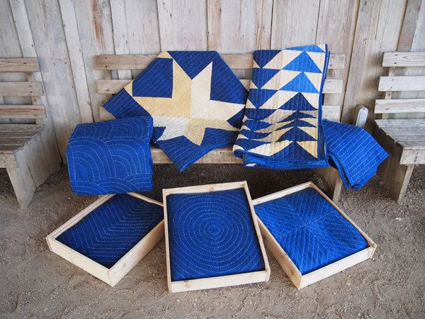 "Ring" Indigo Wholecloth