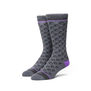 Race Horses© Socks | 3-pack | Gray   Purple