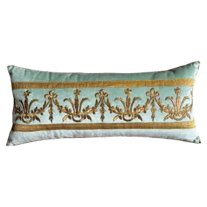 RESERVED: Antique Ottoman Empire Raised Gold Embroidery (#E130523 | 13 1/4 x 29 1/2")