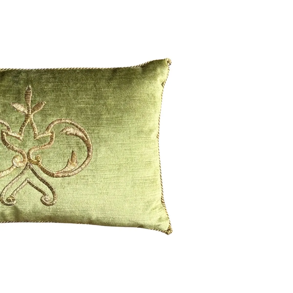 RESERVED: Antique Ottoman Empire Raised Gold Metallic Embroidery (#E021424 | 10 x 15")