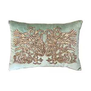RESERVED: Antique Ottoman Empire Raised Metallic Embroidery (#E060123 | 14 x 20")