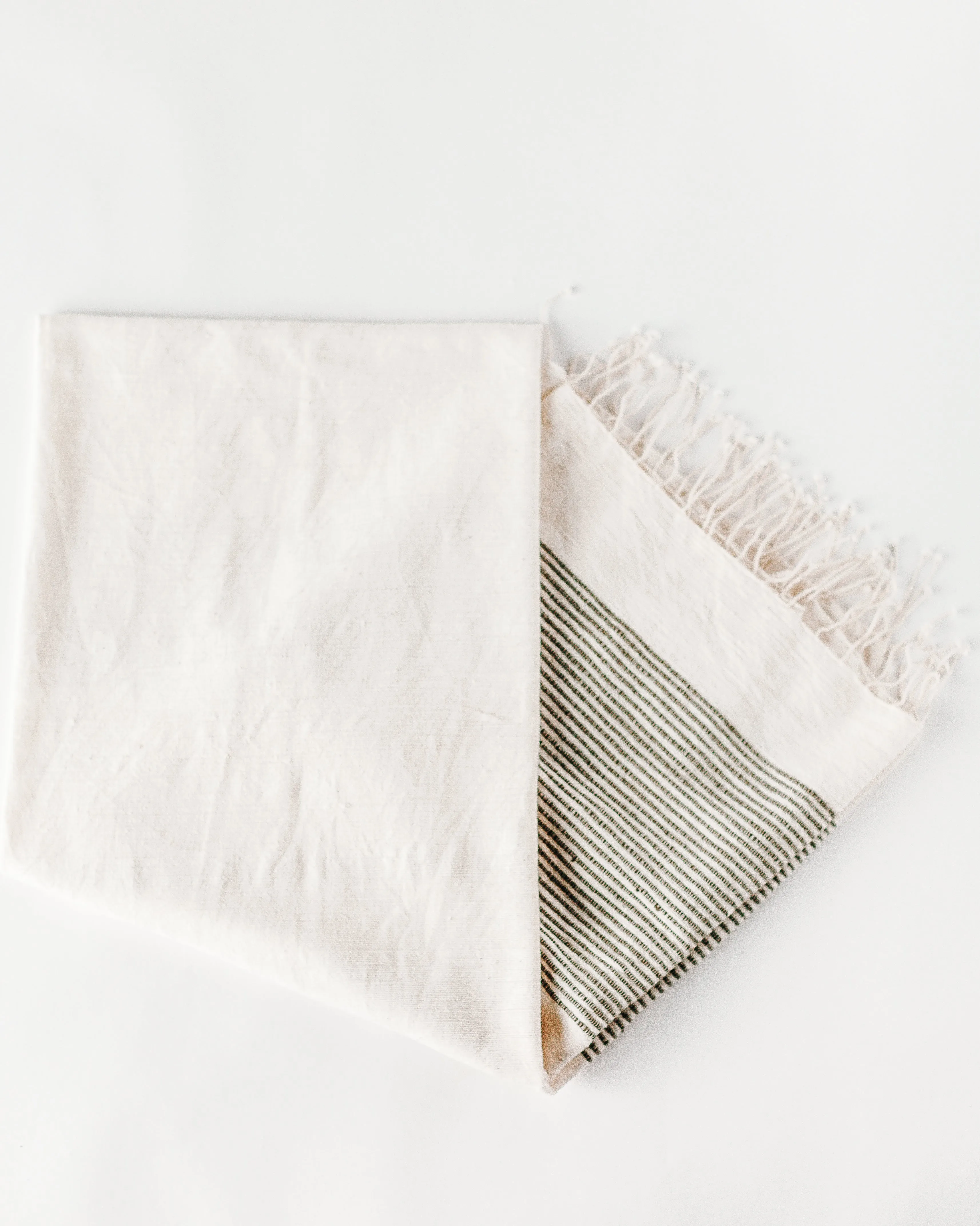 Riviera Collection Cotton Bath Towel Ribbed Accents 38 x 72 inches