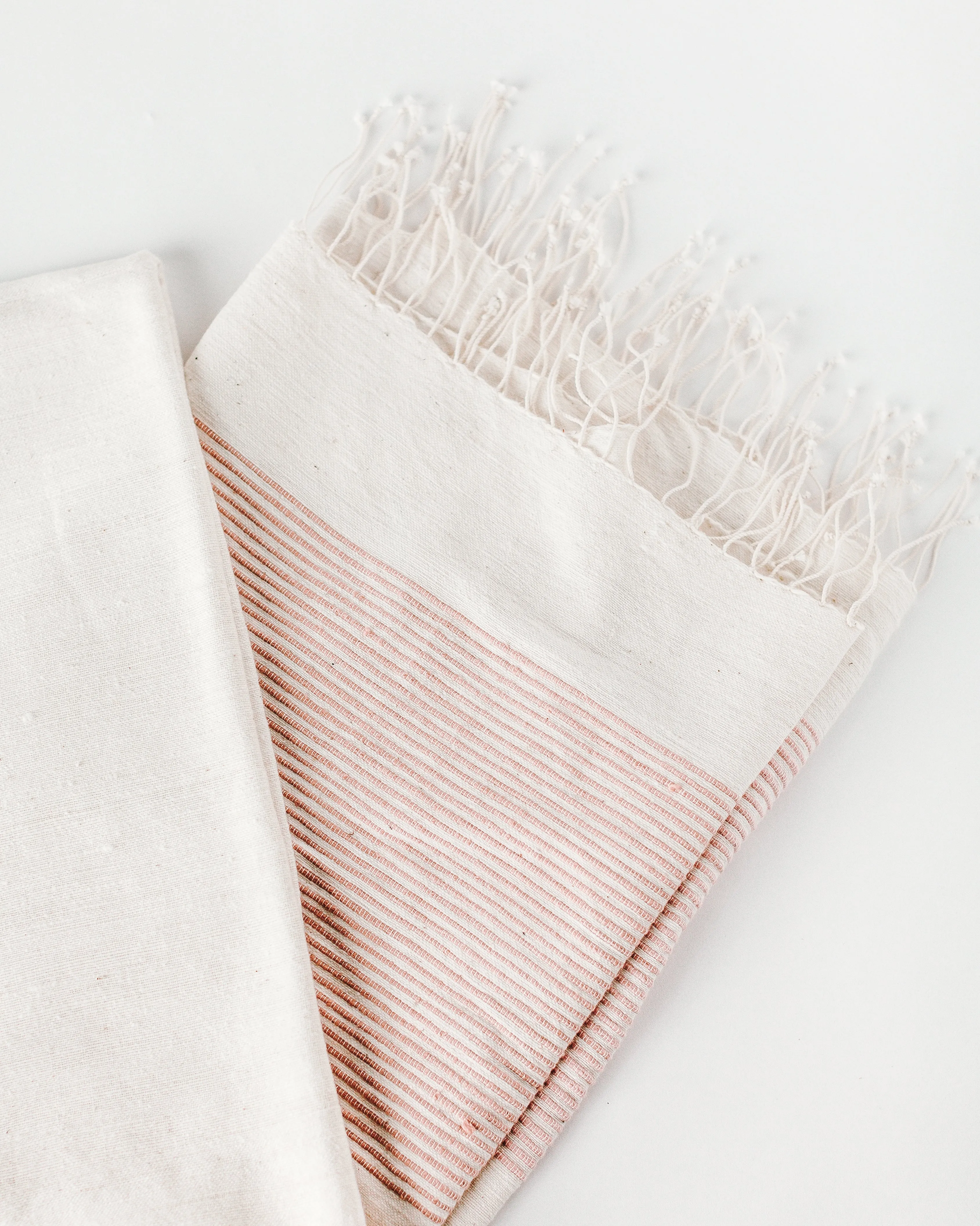 Riviera Collection Cotton Bath Towel Ribbed Accents 38 x 72 inches