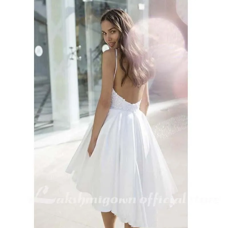 Roycebridal Satin Wedding Dress Elegant Plus Size White Wedding Gowns