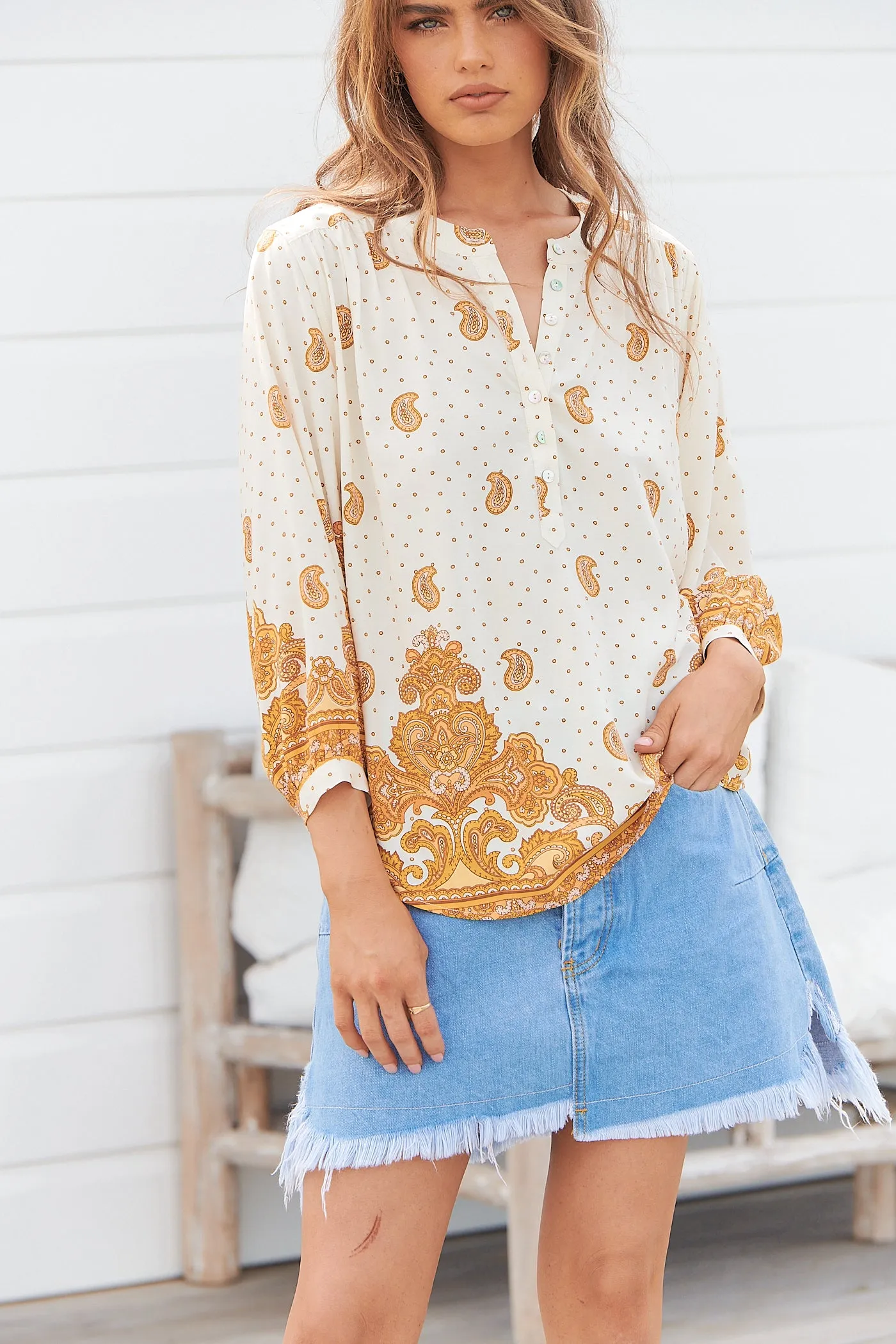 Rylee Blouse - Sundown