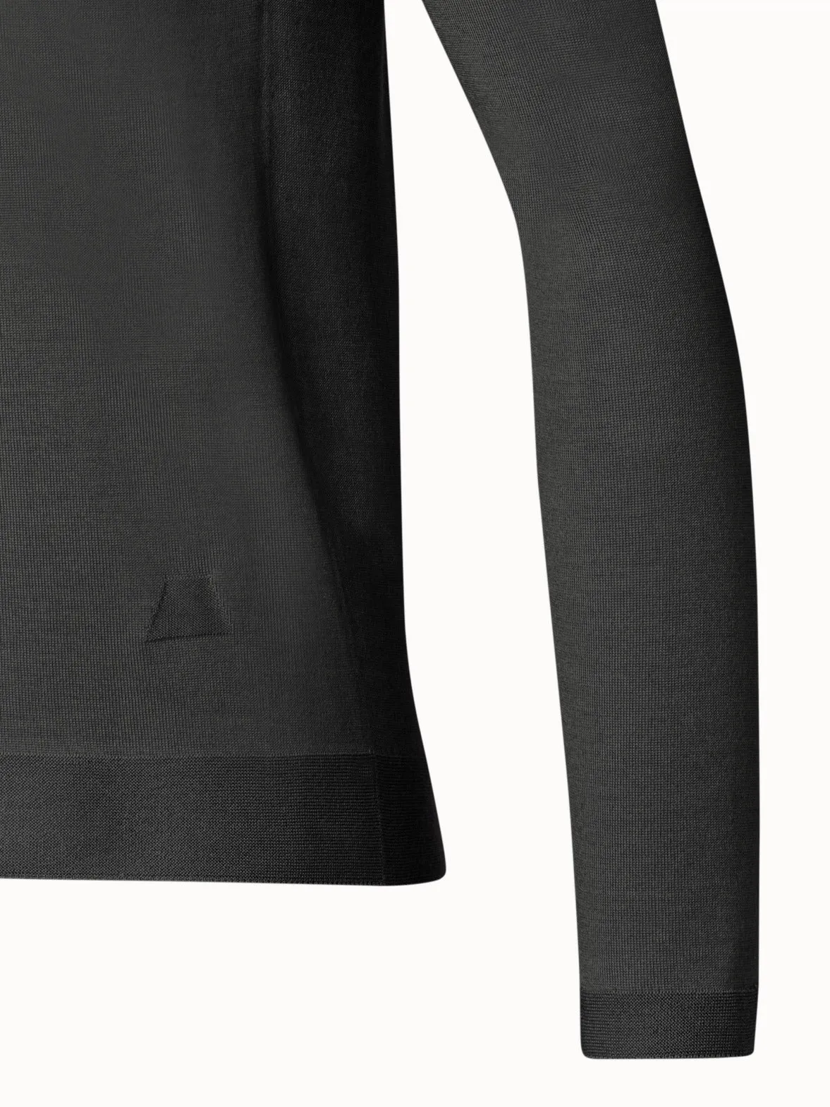 Seamless Cashmere Silk Knit Pullover
