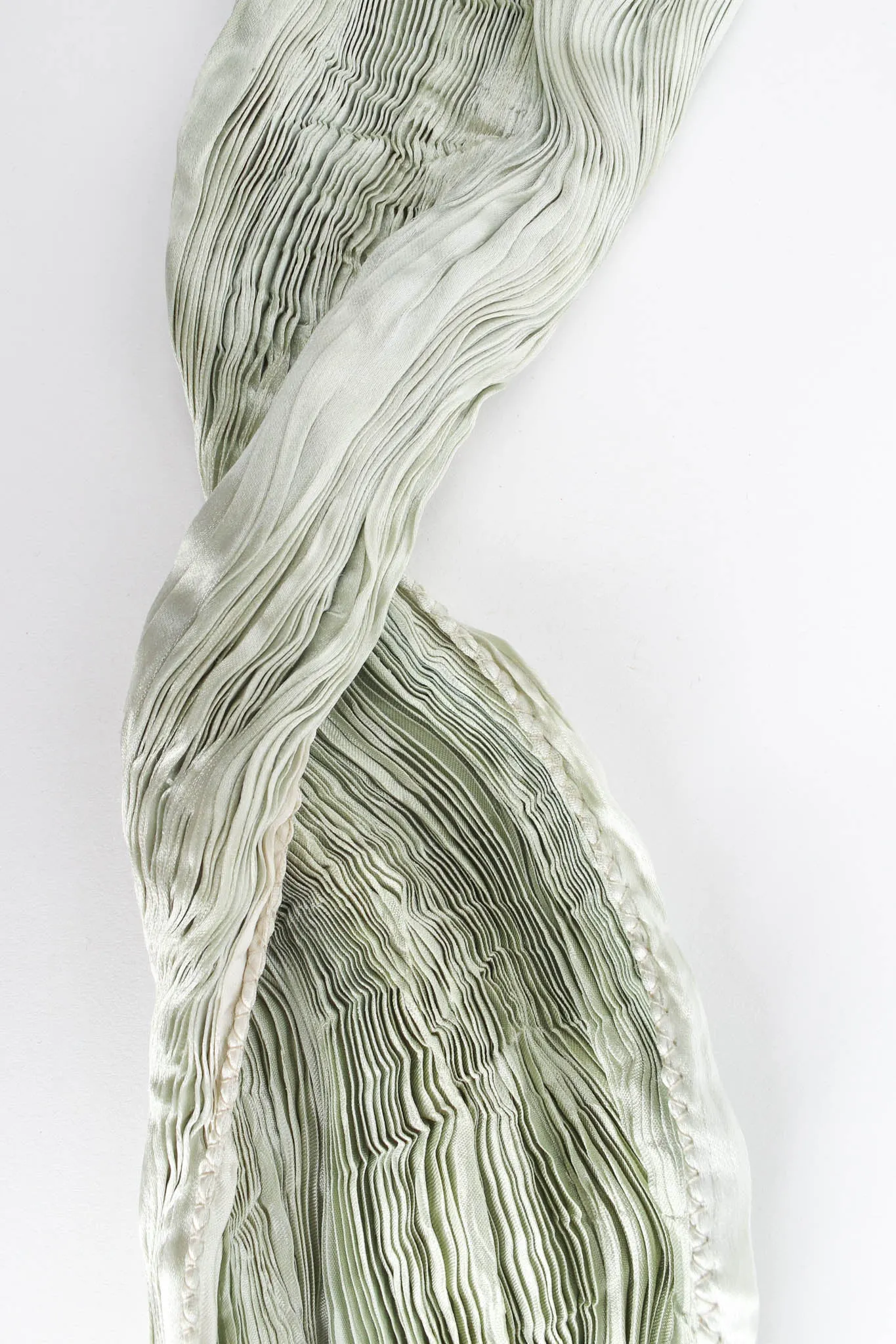 Silk Velvet Pleated Drape Dress