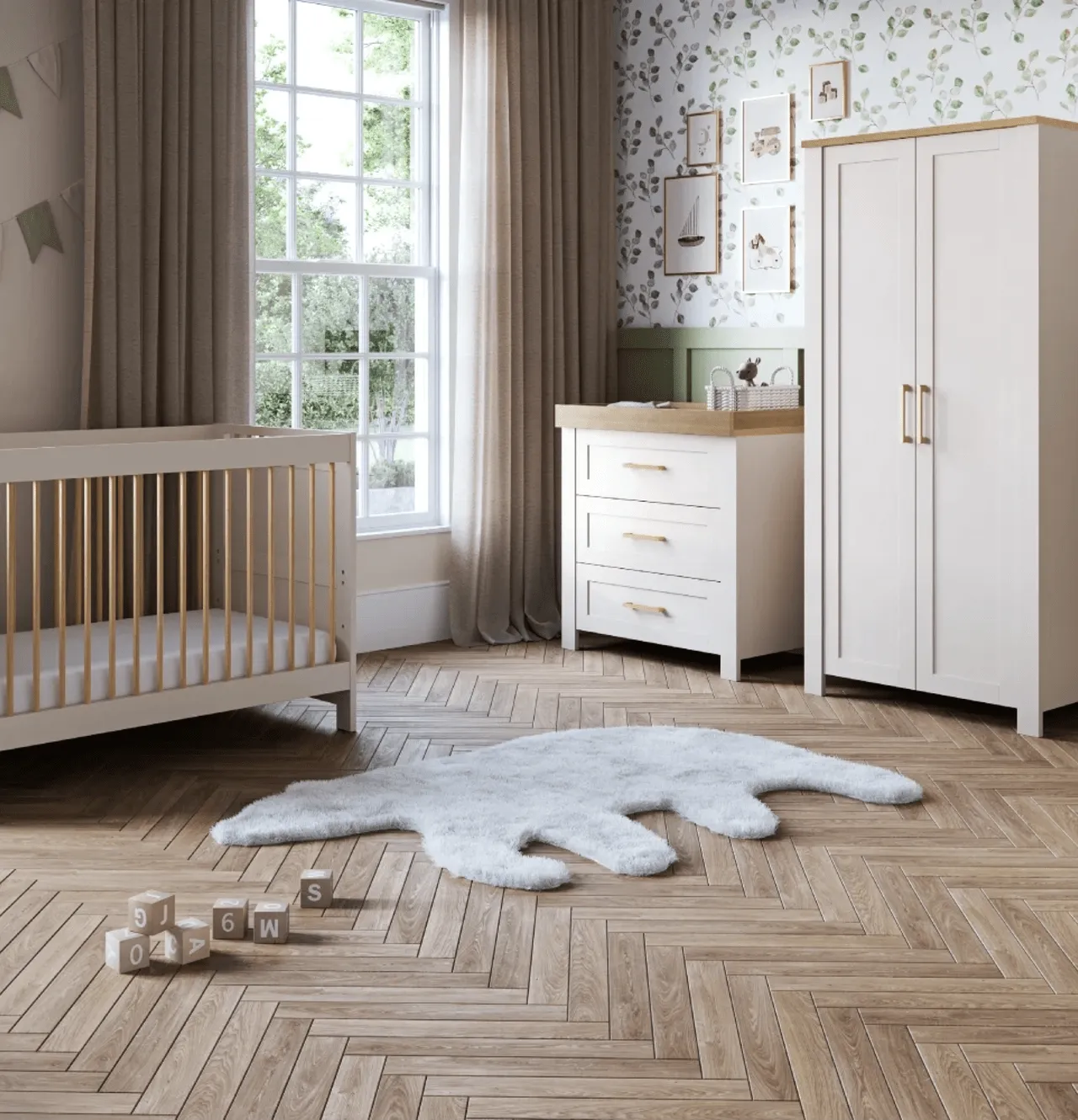 Silver Cross Seville 3 piece Furniture set
