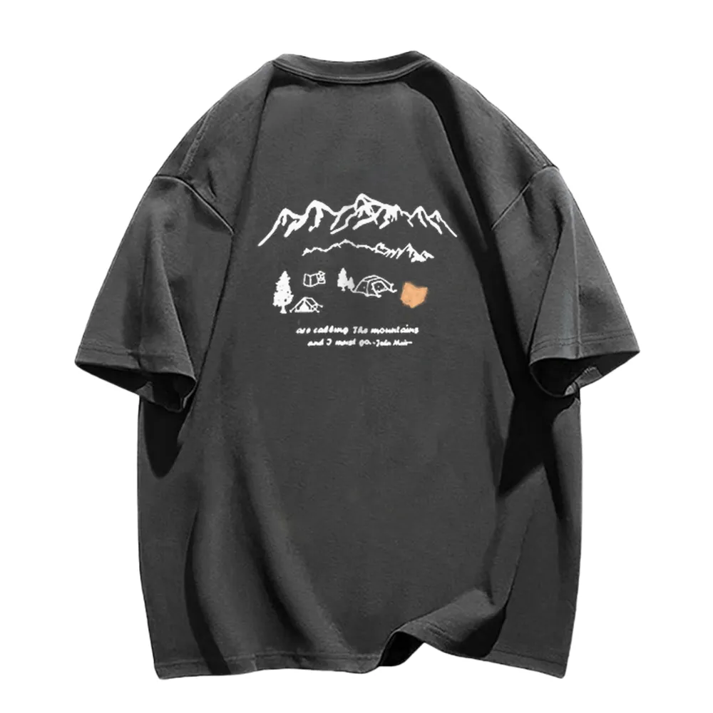 Simple Mountain Camping T-Shirt