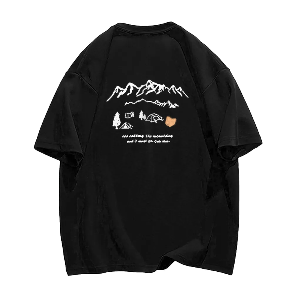 Simple Mountain Camping T-Shirt