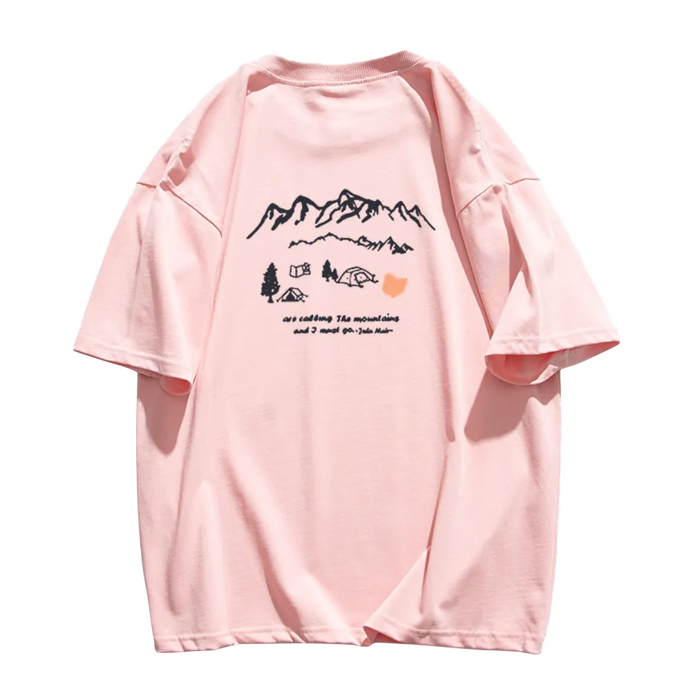 Simple Mountain Camping T-Shirt