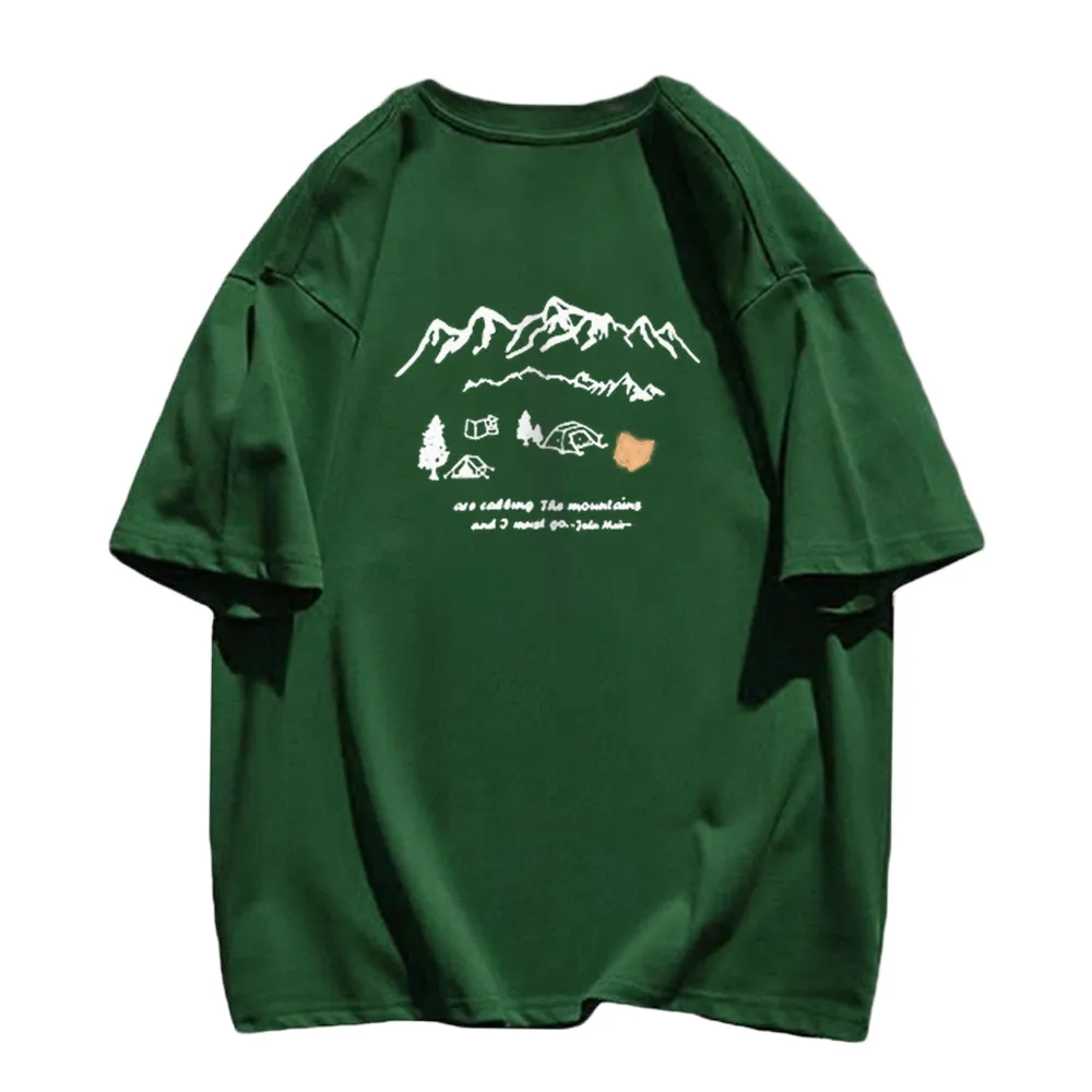 Simple Mountain Camping T-Shirt