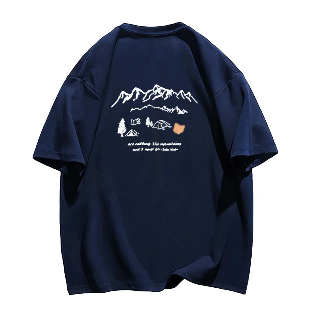 Simple Mountain Camping T-Shirt