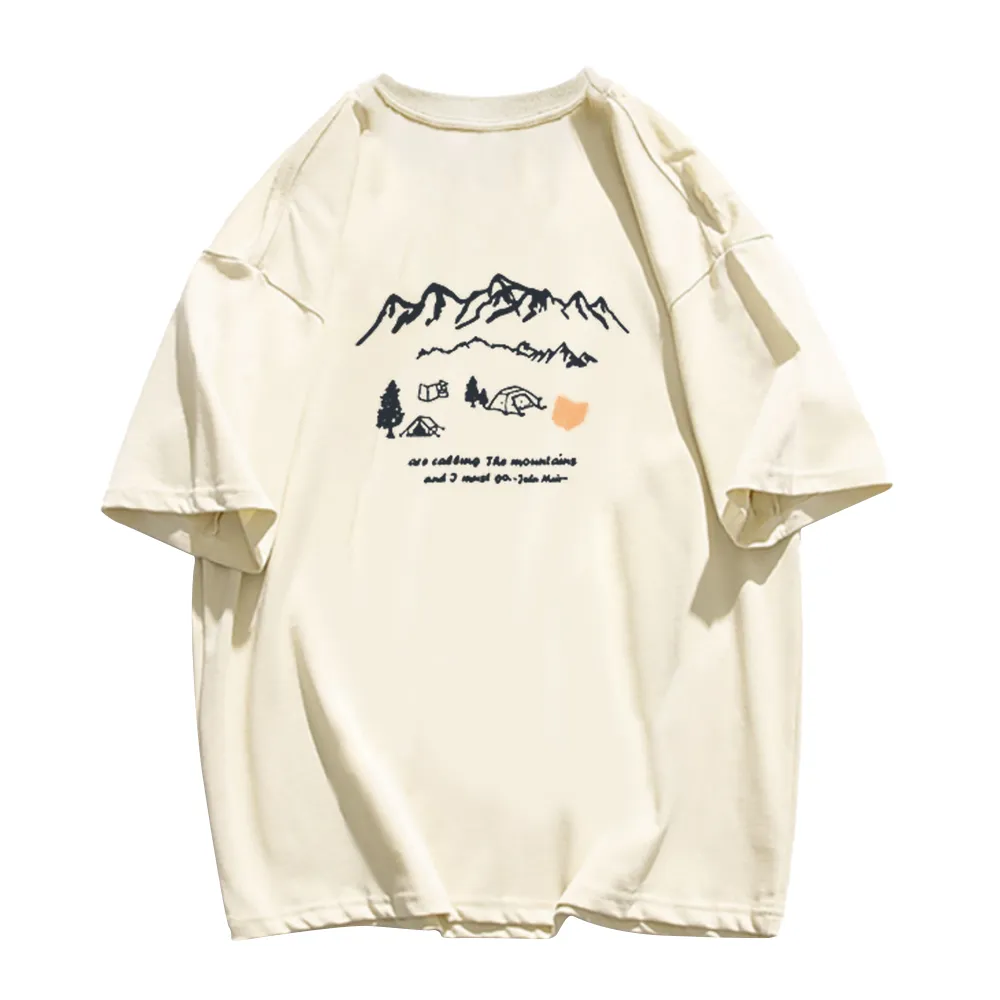 Simple Mountain Camping T-Shirt