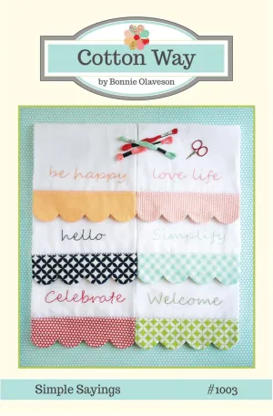 Simple Sayings Dishtowels by Cotton Way