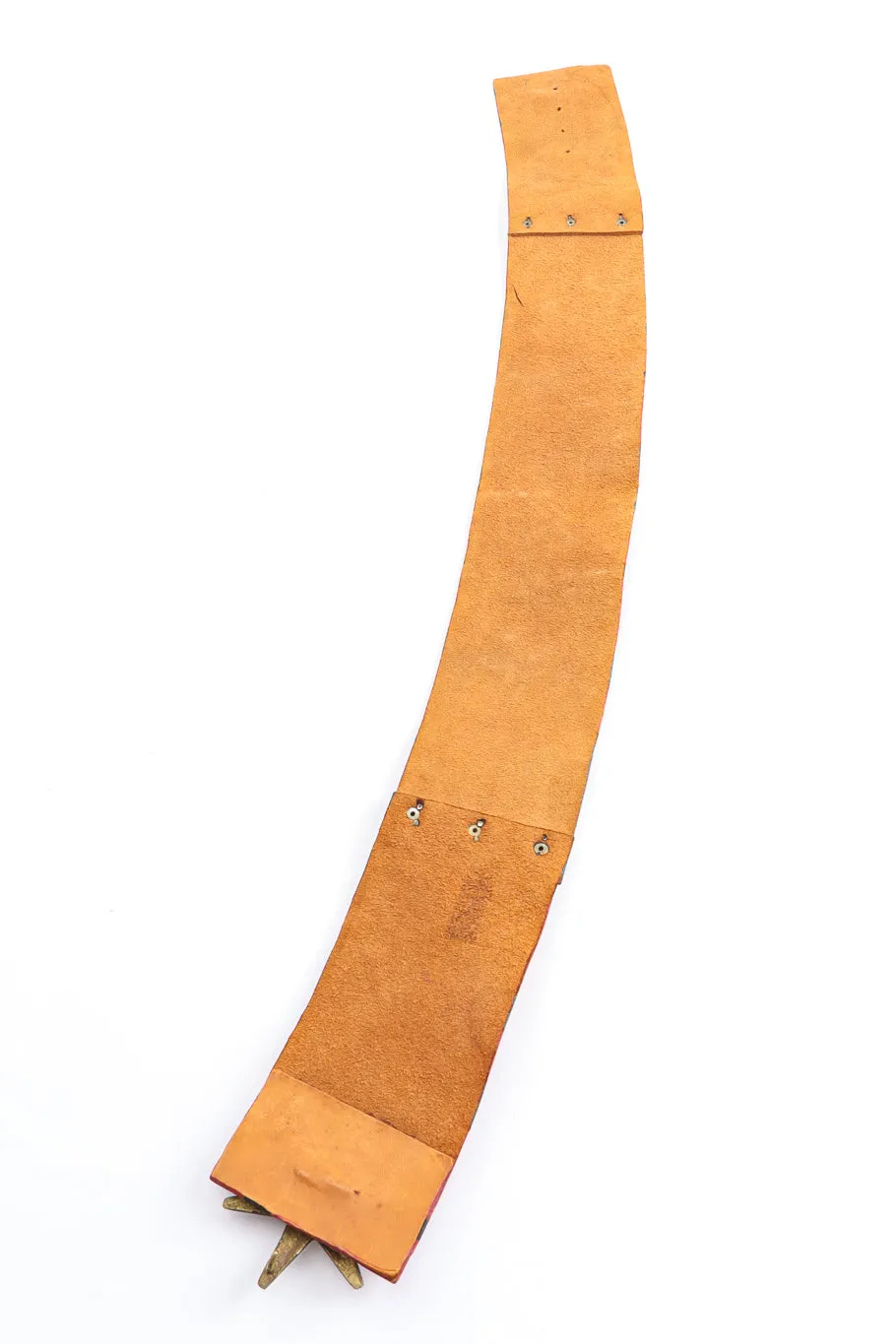 Starburst Wide Leather Waist Belt