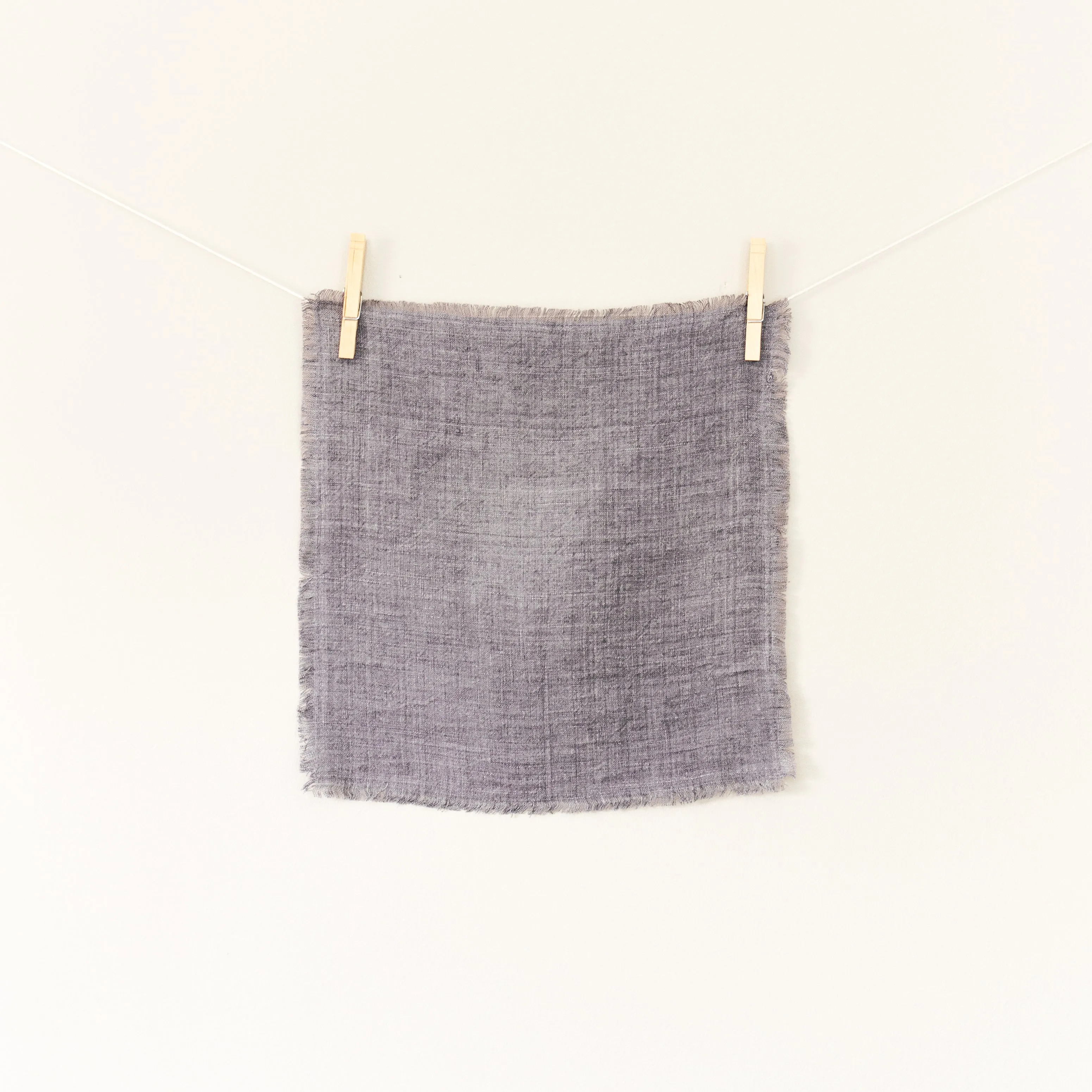 Stone Washed Linen Cocktail Napkins