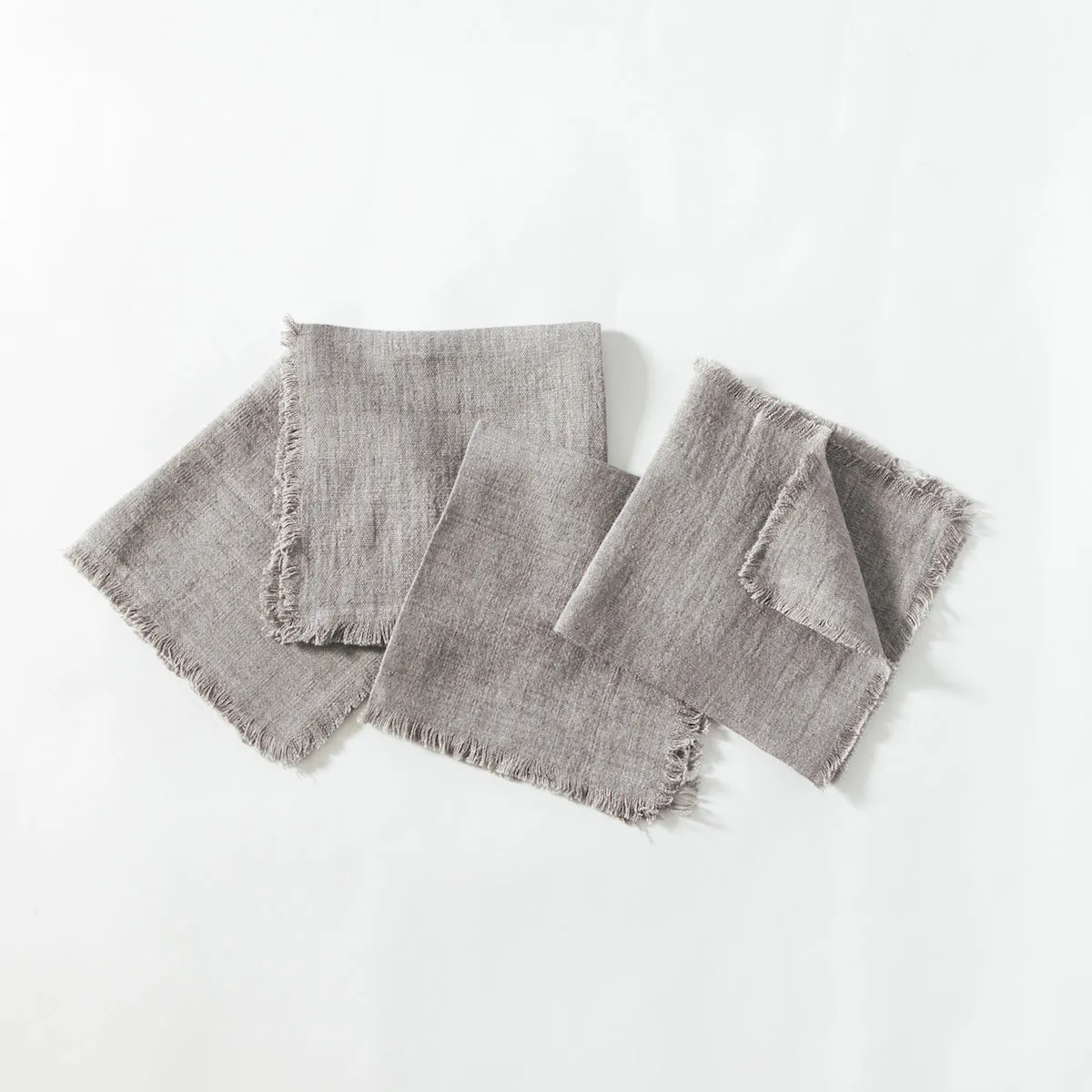 Stone Washed Linen Cocktail Napkins