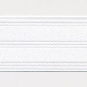 Stripe Satin Ribbon #01 White