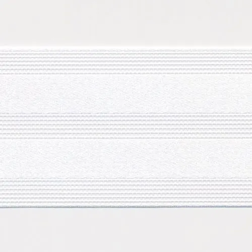 Stripe Satin Ribbon #01 White