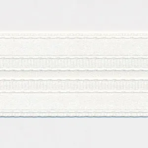 Stripe Satin Ribbon #135 Off White