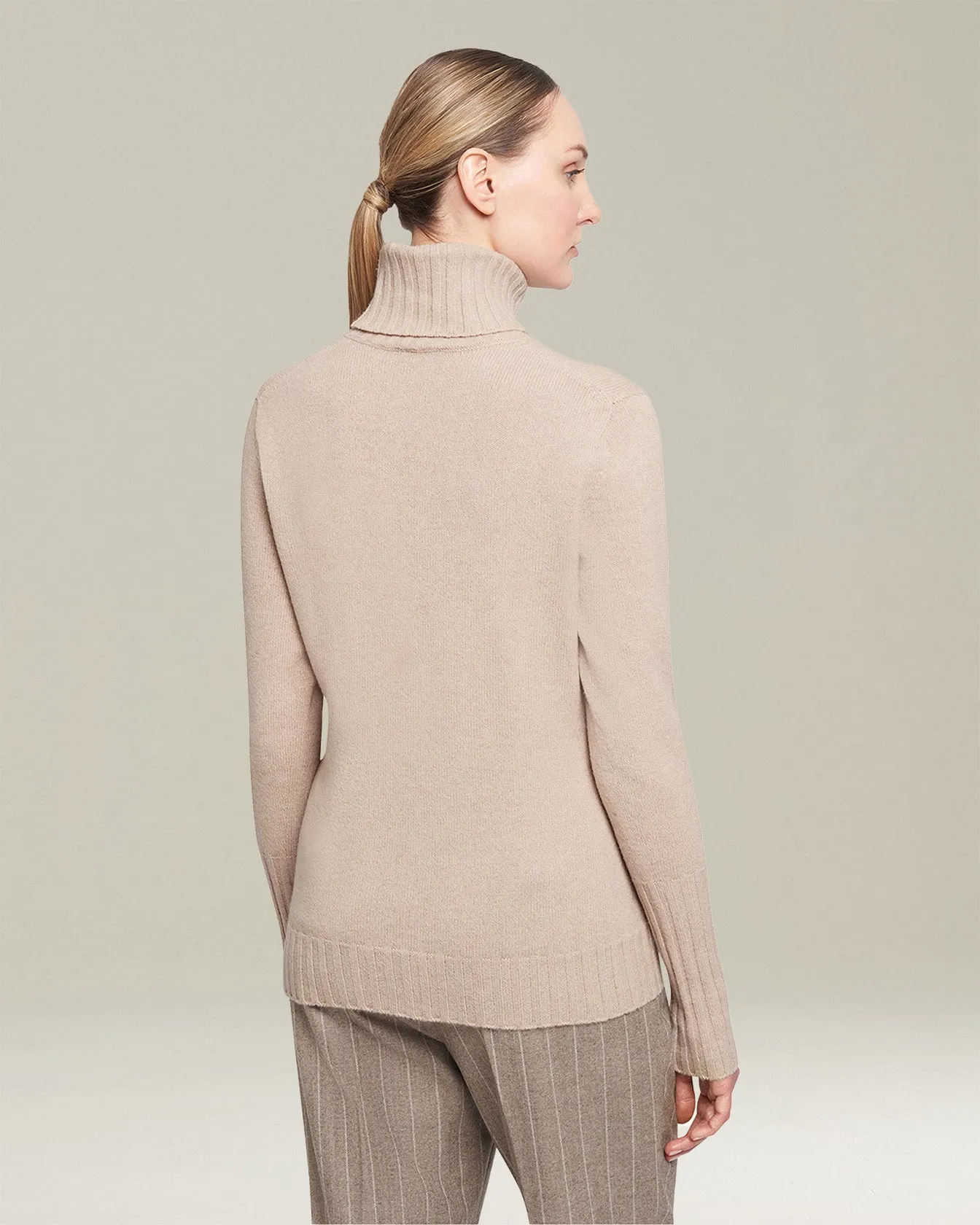 SWEATER HIGH NECK CASHMERE