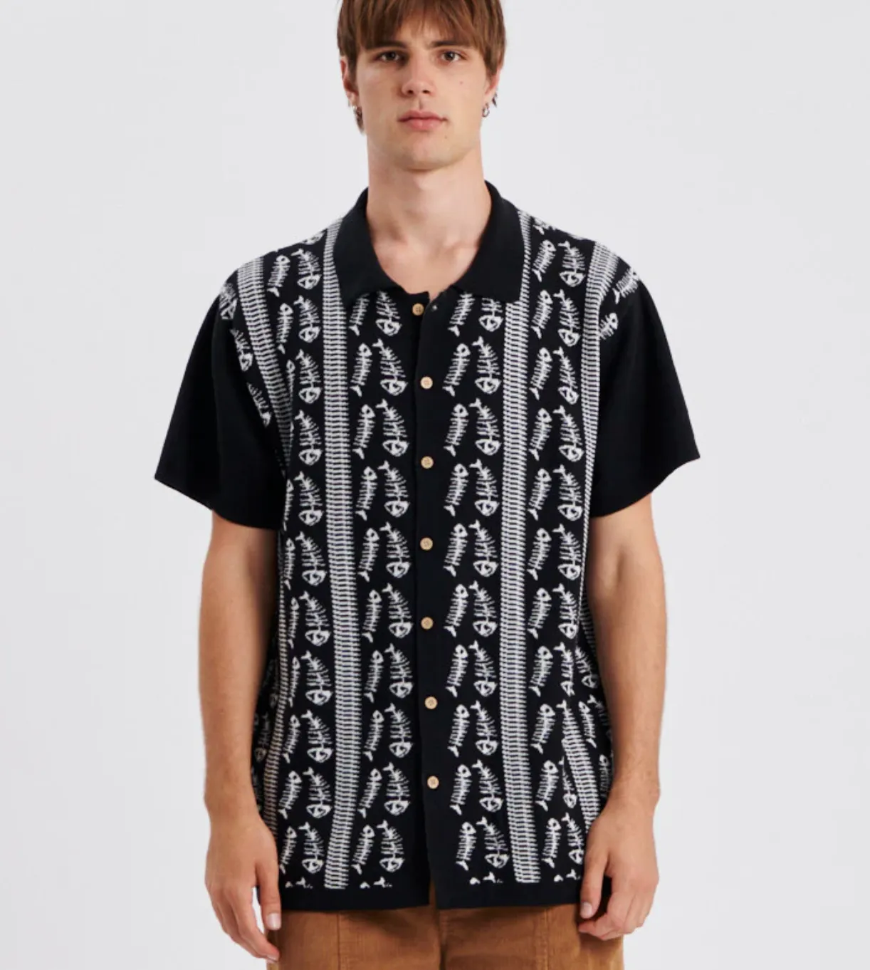 THE CRITICAL SLIDE SOCIETY      BONEYARD KNIT SHIRT