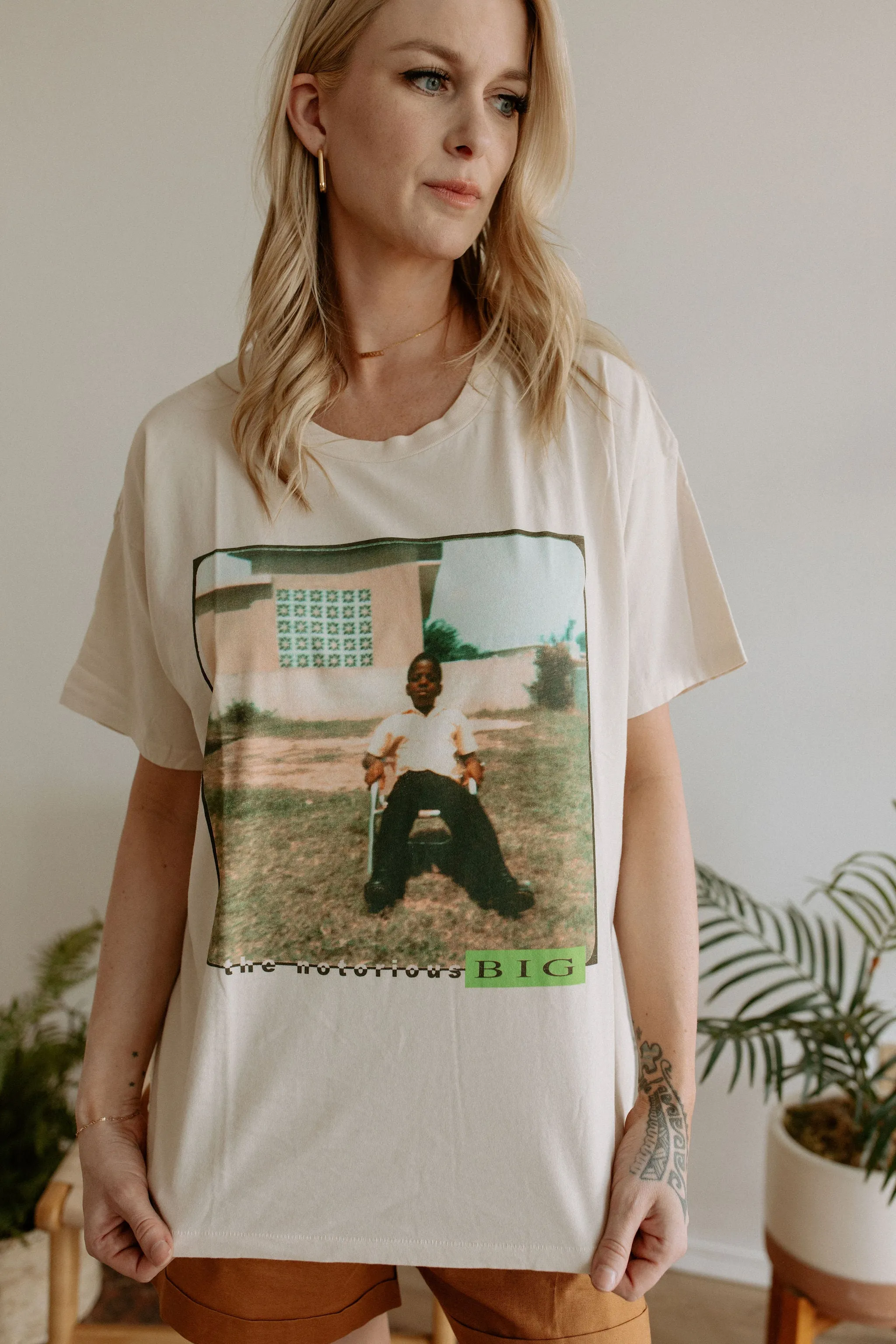 The Notorious B.I.G. Young Biggie Merch Tee by Daydreamer