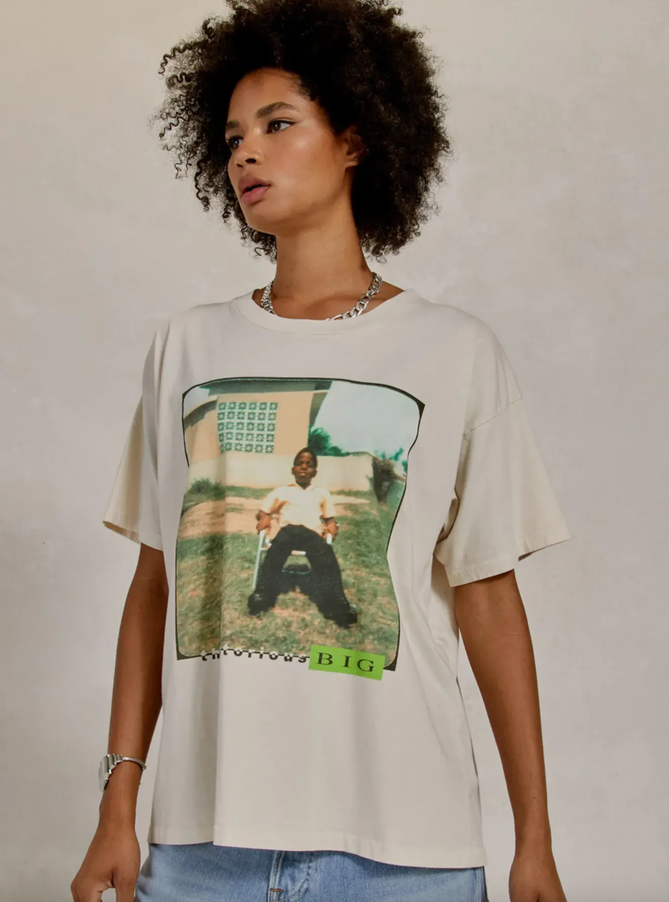 The Notorious B.I.G. Young Biggie Merch Tee by Daydreamer