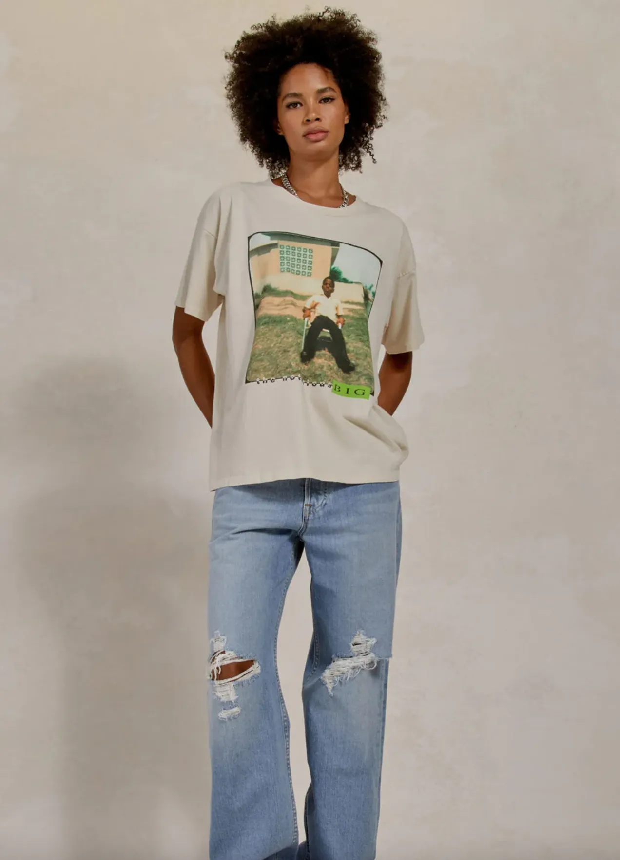 The Notorious B.I.G. Young Biggie Merch Tee by Daydreamer