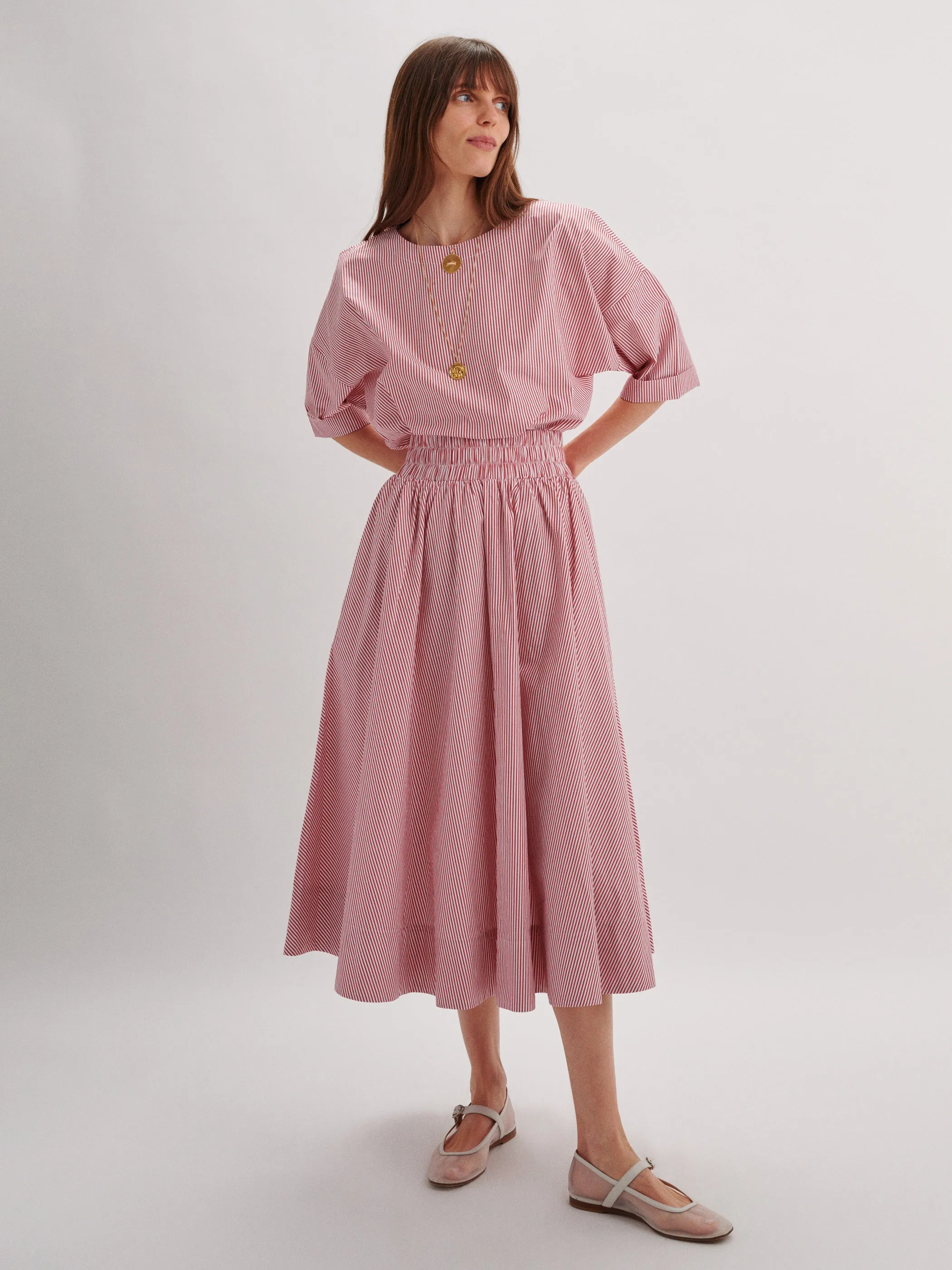 The Saria Top in Cotton Poplin