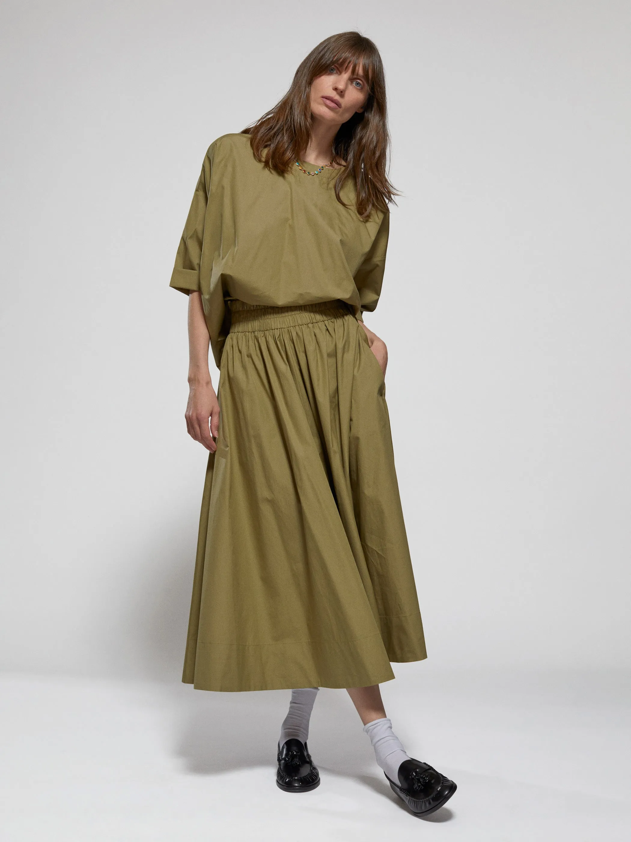 The Saria Top in Cotton Poplin