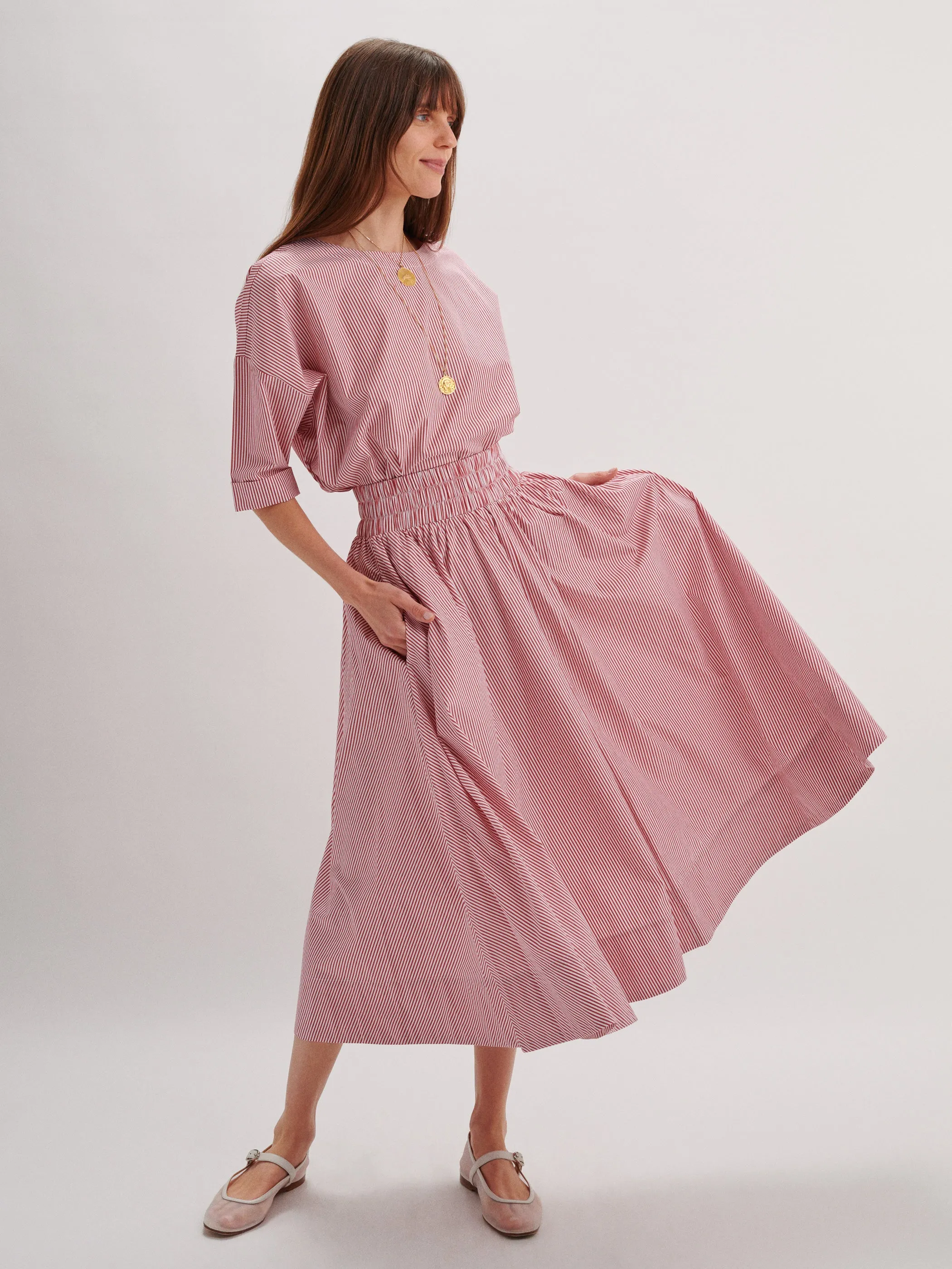 The Saria Top in Cotton Poplin