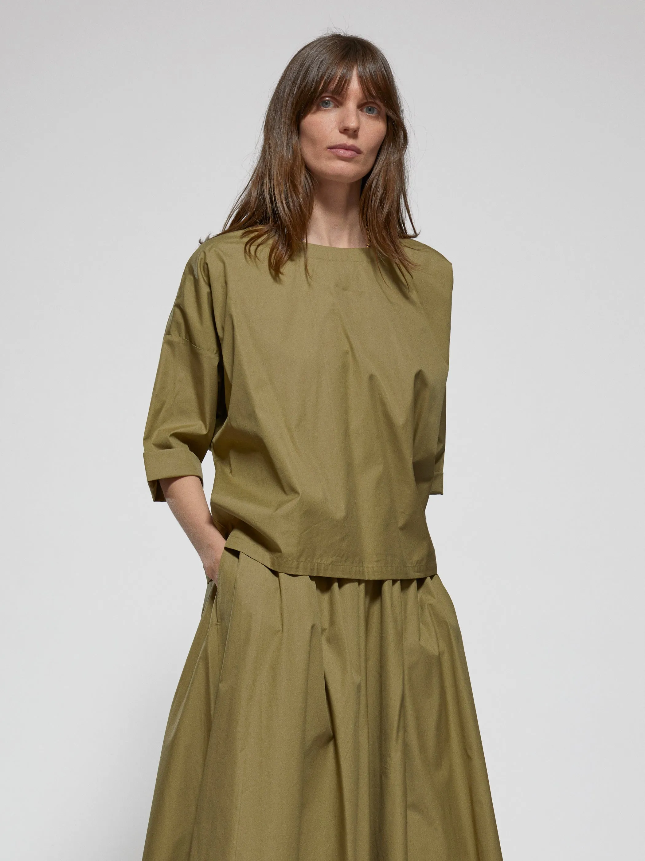 The Saria Top in Cotton Poplin