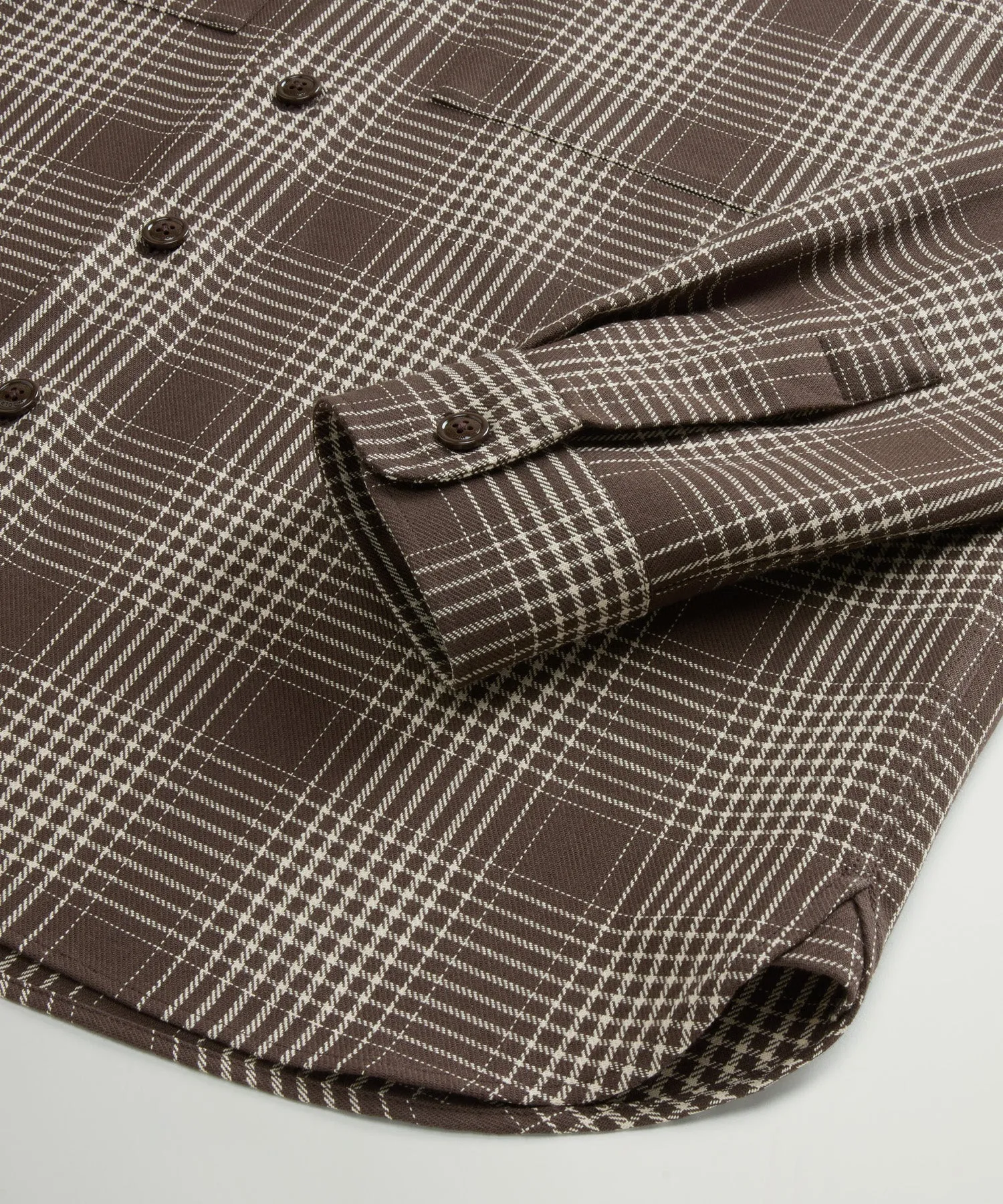 Todd Snyder x Woolrich Flannel Shirt in Brown