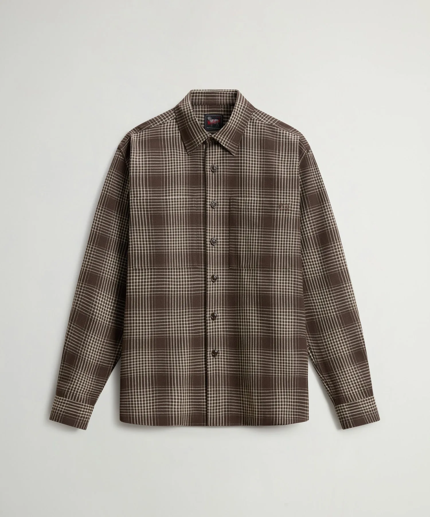 Todd Snyder x Woolrich Flannel Shirt in Brown