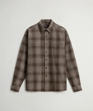 Todd Snyder x Woolrich Flannel Shirt in Brown